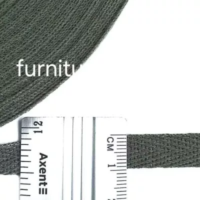 Тесьма х/б (киперная) хаки, 10мм 