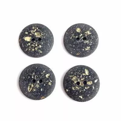 гудзик 2 удари, сірий мармур