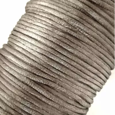 шнур корсетний сіра пудра, 2 мм