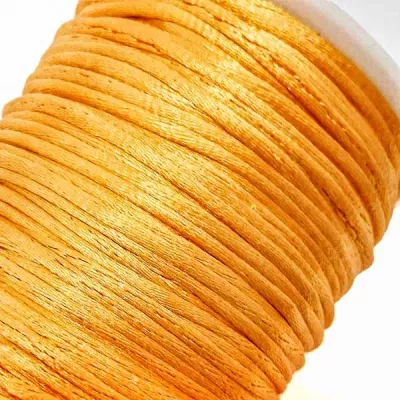 шнур корсетний оранжевий, 2 мм