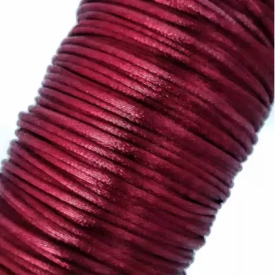 шнур корсетний бордо, 2 мм