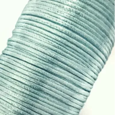 шнур корсетний блакитний, 2 мм