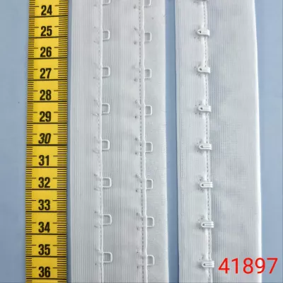 лента с крючками +петли 2х1, белая