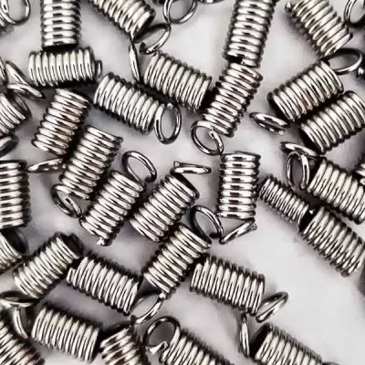 Замок круглый, спираль D7 мм, 50шт