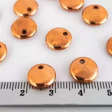 Кільце пластик D10, бронза, 50 шт