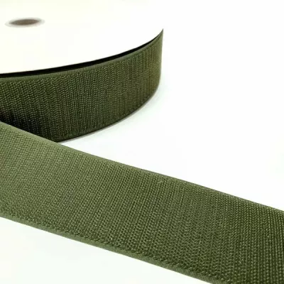 липучка  хакі  4 см х 25 м, жостка частина