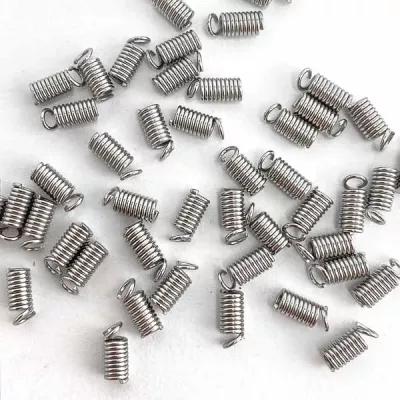 Замок круглый, спираль D5 мм, 100шт