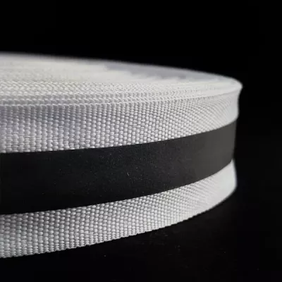 стрічка світловідбивна 2,5 см на репсі боб-50 ярдів