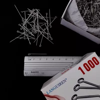 булавка с ушком/уп-1000 шт 2,5см