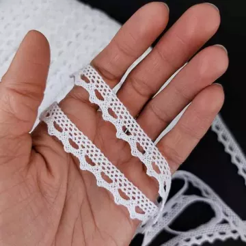 Мереживо кроше біле, шир 1,2 см 