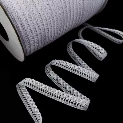 Мереживо павутинка 1 см, біле