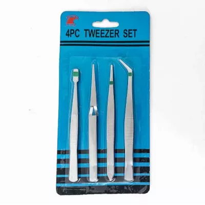 Пинцет в наборе 4шт