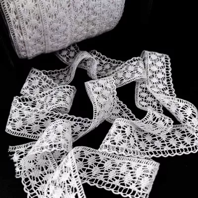 мереживо кроше біле, шир 3 см