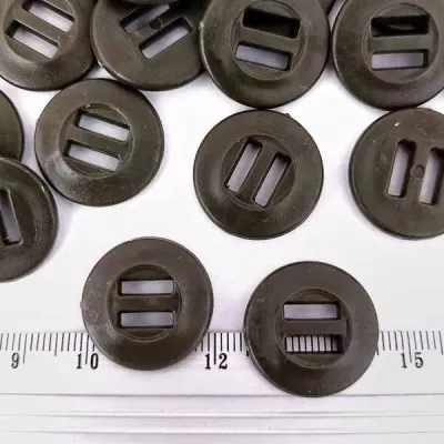 гудзик військовий з прорізом 22 мм хакі, 1000шт