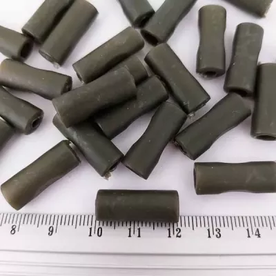 накінечник силікон- трубочка, хакі,100 шт