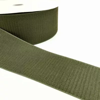 липучка  хакі  8 см х 25 м, жостка частина