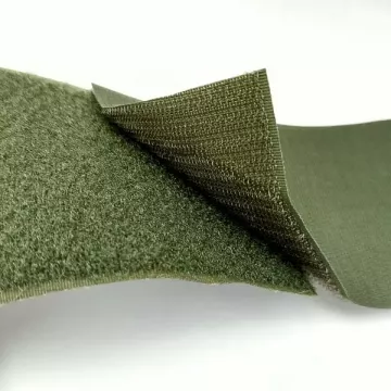 липучка  хаки  10 см х 25 м, мягкая часть
