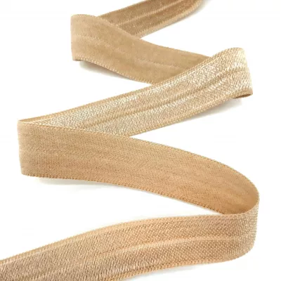 Резинка бейка бежевая, 16 мм 