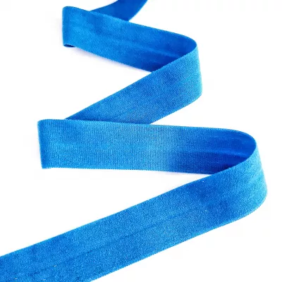 Резинка бейка синя (матова), 20 мм