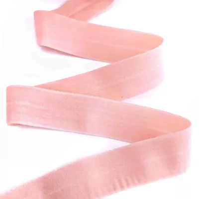 Резинка бейка лососева (матова), 20 мм