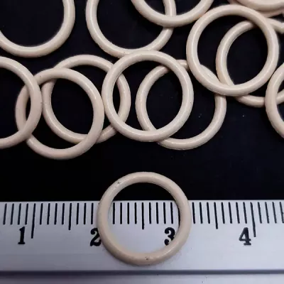 регулятор кільце з беж емаллю 1 см, 250 шт