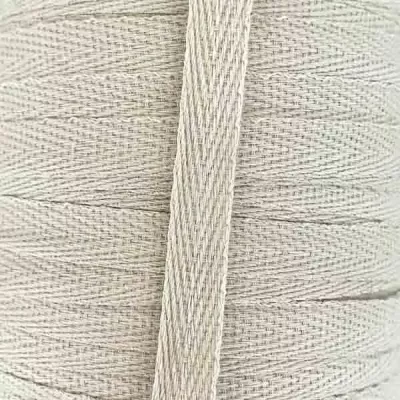 Тесьма киперная х/б 10 мм серая 5007