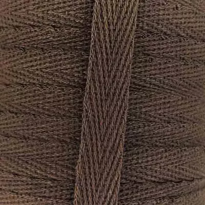 Тесьма киперная х/б 10 мм коричневая 5145