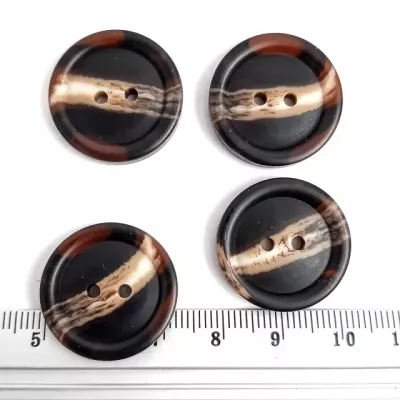 гудзик Т7 кістка плоска L 36/2