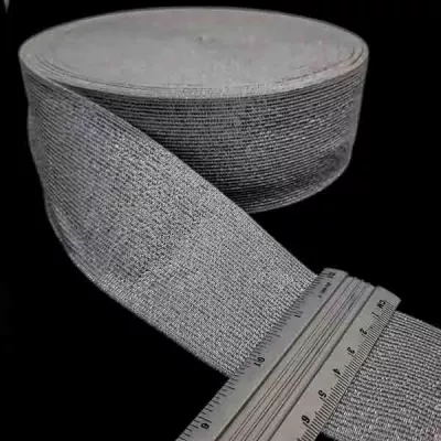 Білизна резинка біла+люрекс, 6 см