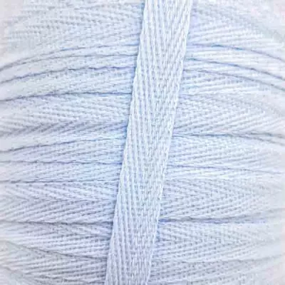 Тасьма х/б (кіперна) 10мм блакитна 5091