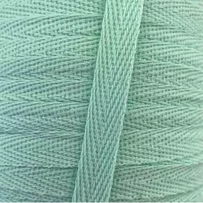 Тесьма х/б (кіперна) 10мм м'ята 5213