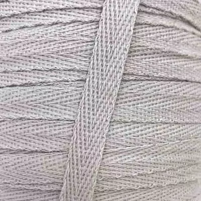 Тесьма х/б (кіперна) 10мм сірий М222