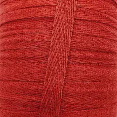 Тесьма х/б (кіперна) 10мм червона 5191