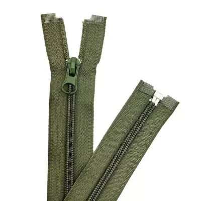 Блискавка пластик  90 см тип 5 хакі, упак 50шт