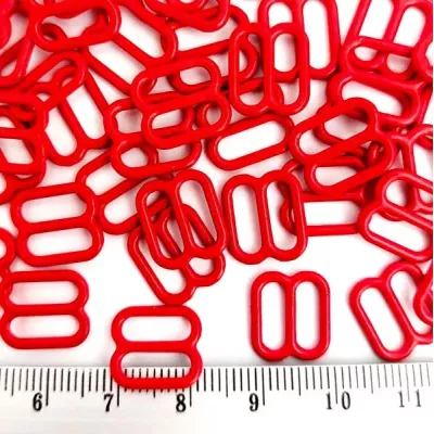 Регулятор вісімка метал, 1 см червоний