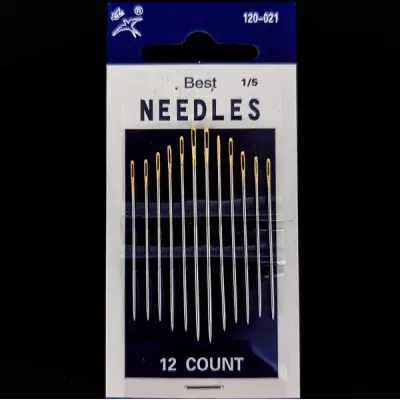 набір голок DIY Best арт 120-021, в упак 12 шт