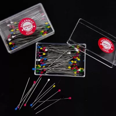 булавка бусинка асорті-100 шт 