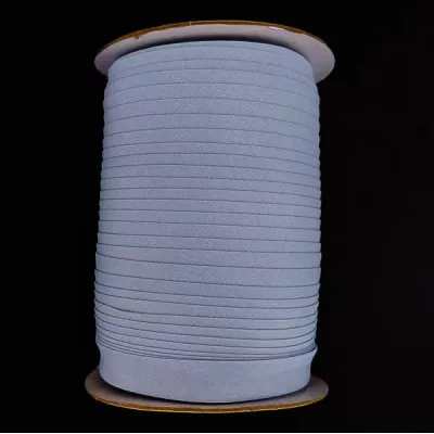 Бейка полиэстер 1.5 см, серый № 66, 130 м