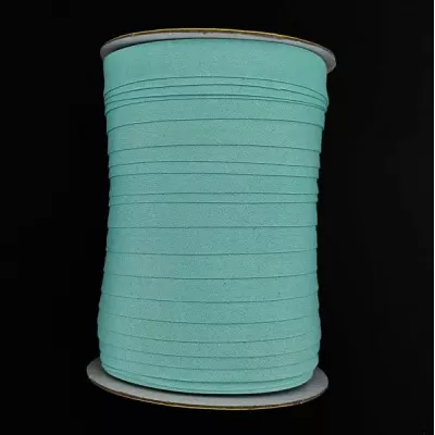 Бейка полиэстер 1.5 см, голубая № 810, 130м