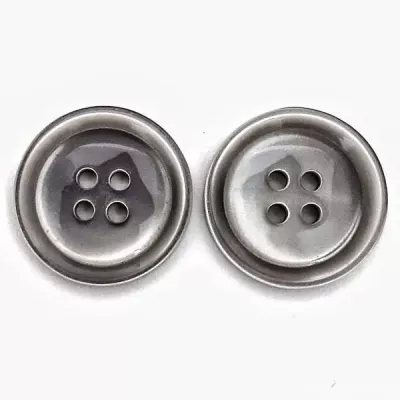 Ґудзик сірий, 20.3 мм
