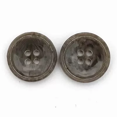 гудзик сіро-зелений матовий, 20.3 мм