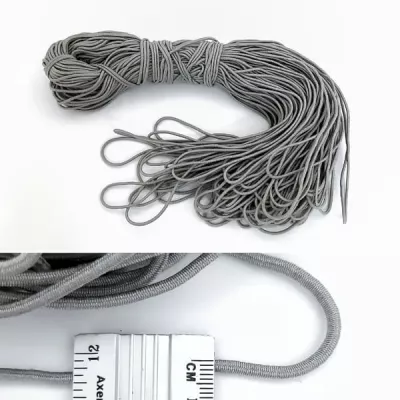 Канат -резинка, серая, 100 м
