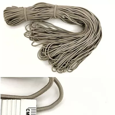 Канат -резинка, бежевый, 75 м