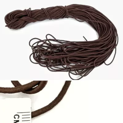 Канат -резинка, шоколадная, 100 м