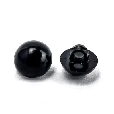 пуговица жемчужина черная, 10 мм