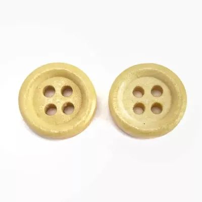 гудзик дерев'яний, 12 мм