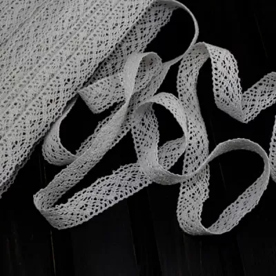 Кружево Кроше белое, 2 см