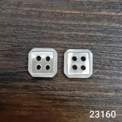 Ґудзик сорочковий білий, 11.5