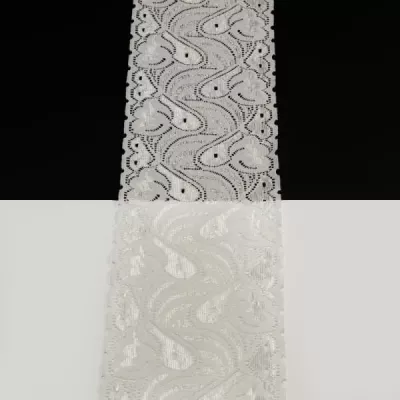 Кружево Италия молочное, 9 см