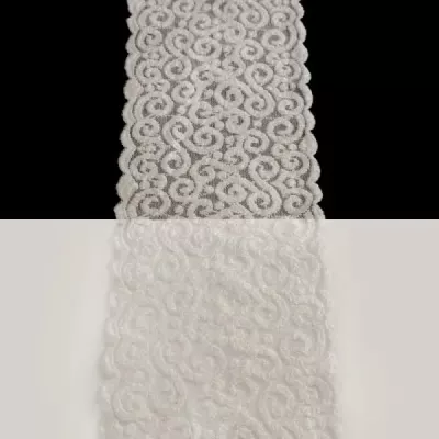 Кружево Италия арт.135 белое, шир 12 см, боб 10 м